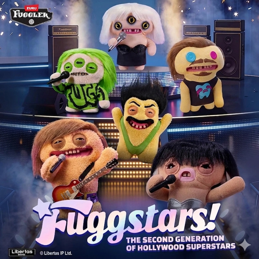 Fuggler Fugg Stars Series 2 Mr Beast 9 Inch Stuffed Plush Toy by Zuru RARE New - Picture 2 of 9